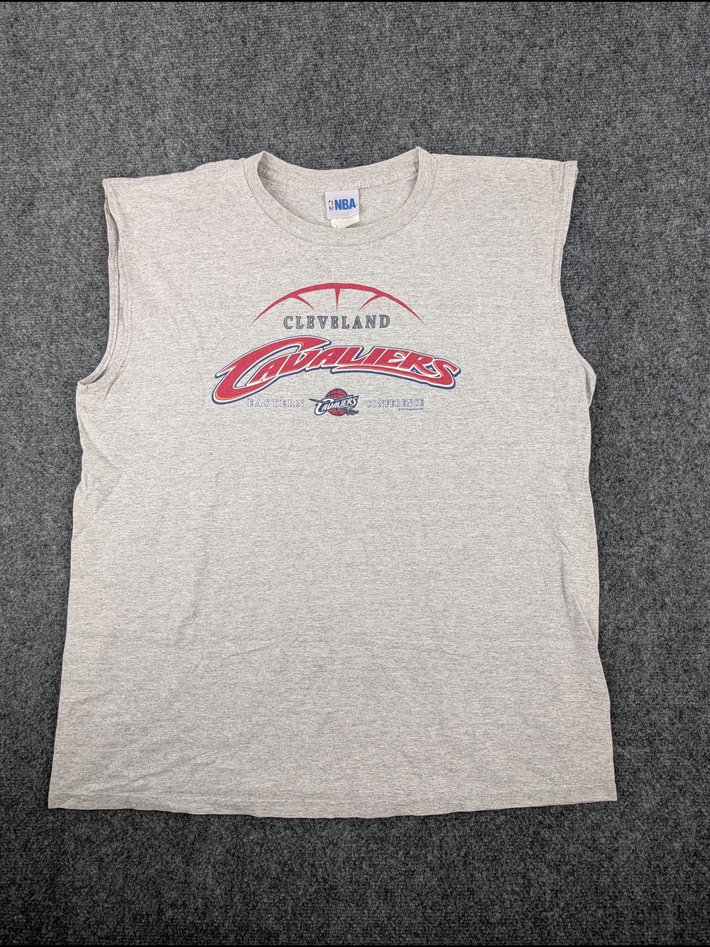NBA Cleveland Cavaliers Vintage Sleeveless Shirt Gray XL Muscle Tee